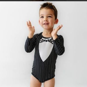 *SOLD* NWT Little Sleepies Jack Skellington Bodysuit